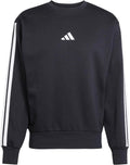 adidas Men's 3-Stripes Fleece Sweatshirt for Everyday Comfort