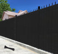 4 ft x 49 ft Black Privacy Fence Screen Net - 90% Blockage
