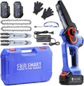 Mini Chainsaw 6 in Cordless Portable Electric Chainsaw - Compact Power