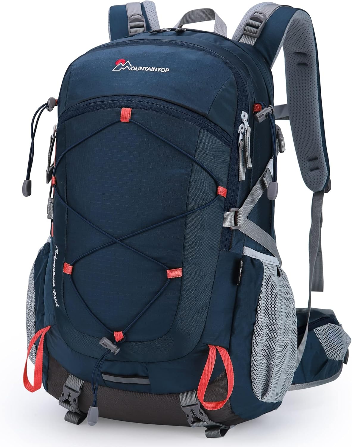 40L MOUNTAINTOP Backpack + Rain Cover: Ultimate Outdoor Comfort