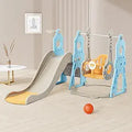 DUKE BABY 4-in-1 Kids Slide and Swing Set - Extra-Large Indoor Playset
