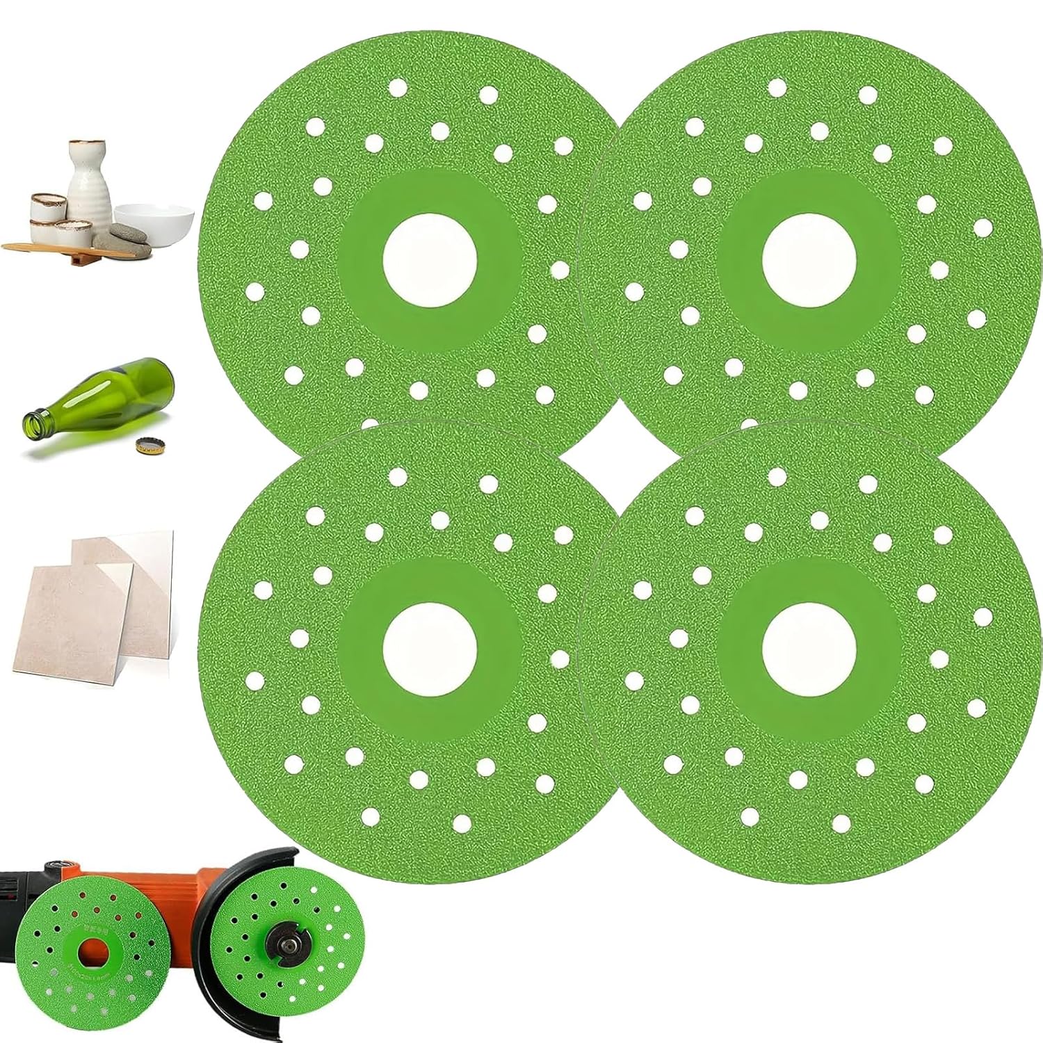 Premium Diamond Blades - Cut Tile/Marble with Ease!