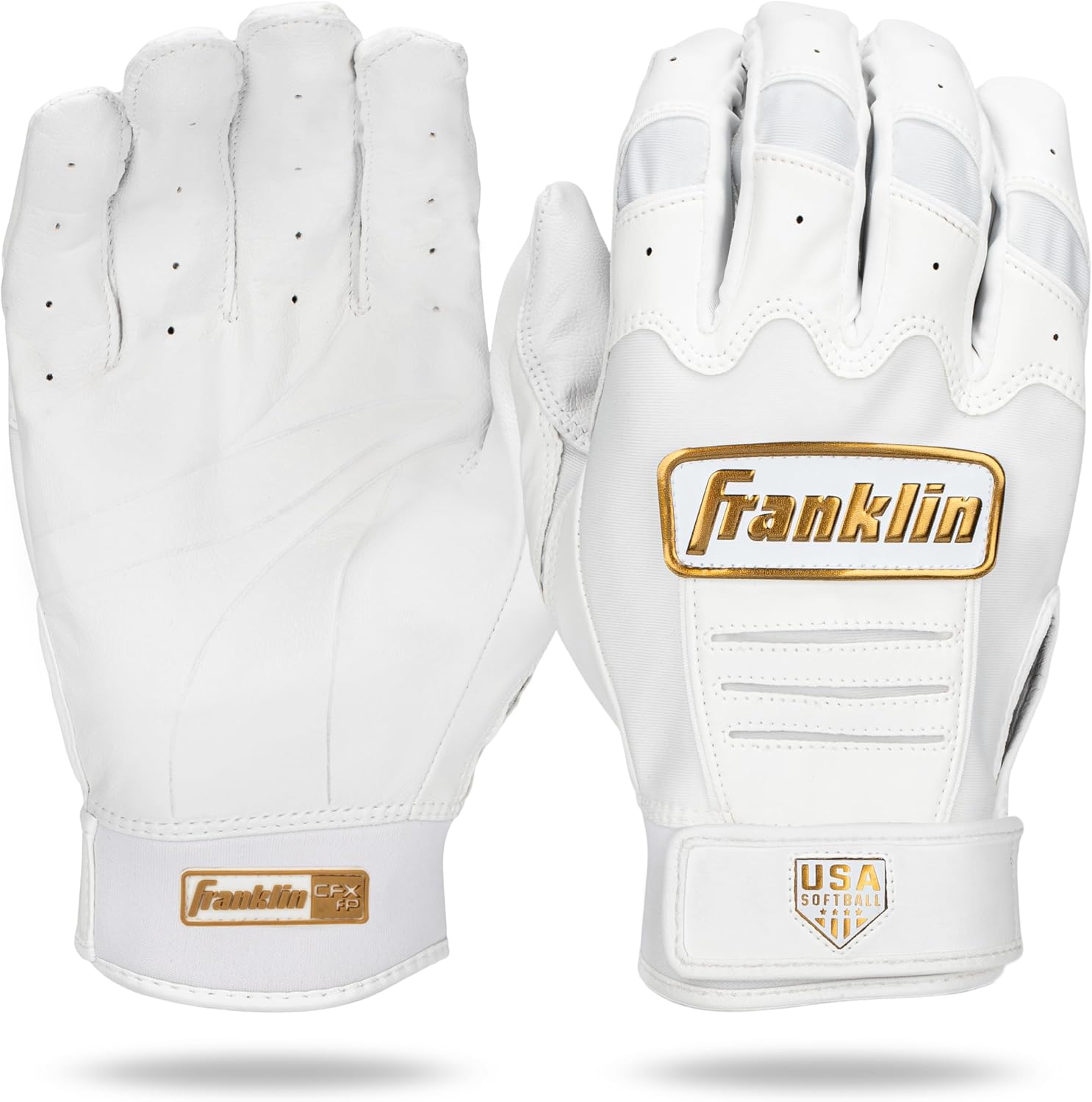 Franklin Sports USA Softball Women's Batting Gloves for All Levels
