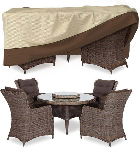 Patio Furniture Covers Waterproof for Dining Table and Chairs