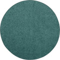 Ambiant Pet Friendly Teal 4ft Round Area Rug - Soft, Stain Resistant