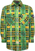 BOCOMAL FR Plaid Flame Resistant Work Shirt - Lightweight Comfort