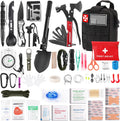 Survival Kit 256 in 1 First Aid Kit - Compact Trauma & Survival Gear