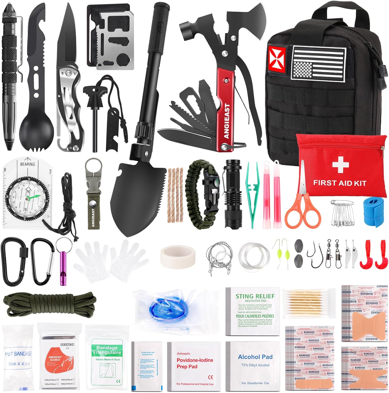 Ultimate 256-in-1 Survival Kit - Gear Up for Any Adventure!