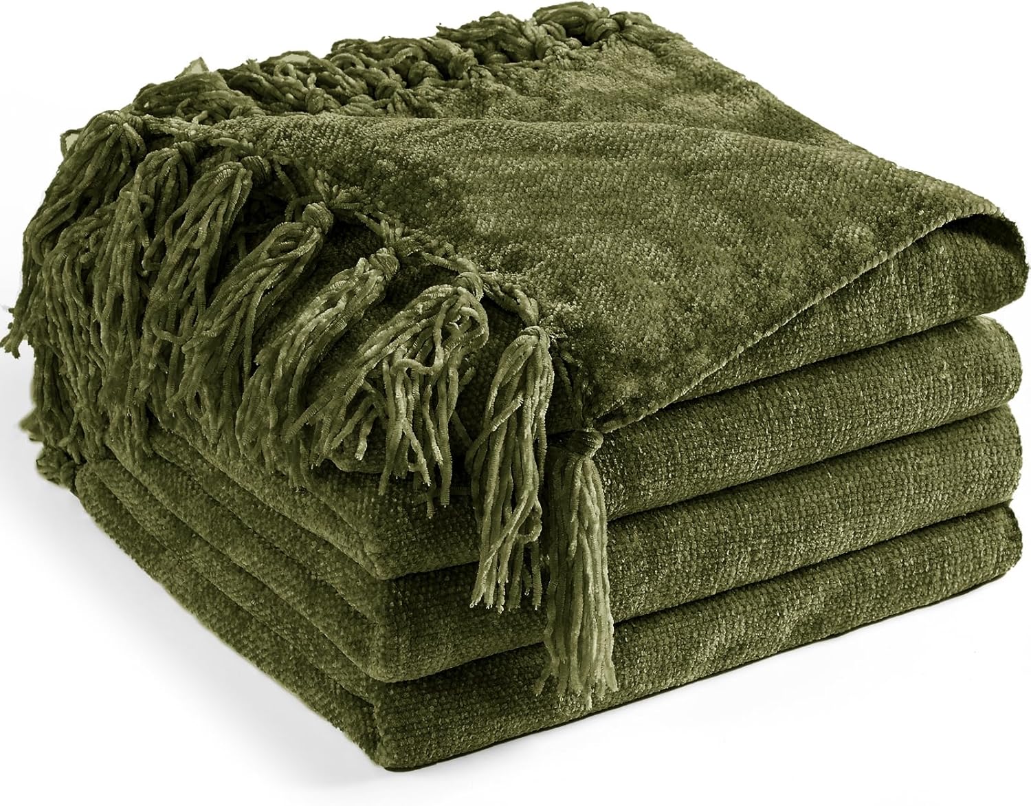 Chenille Throw Blanket for Couch 60in x 80in Soft Cozy Throws