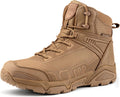 FREE SOLDIER Men's Waterproof Tactical Work Boots - Lightweight This