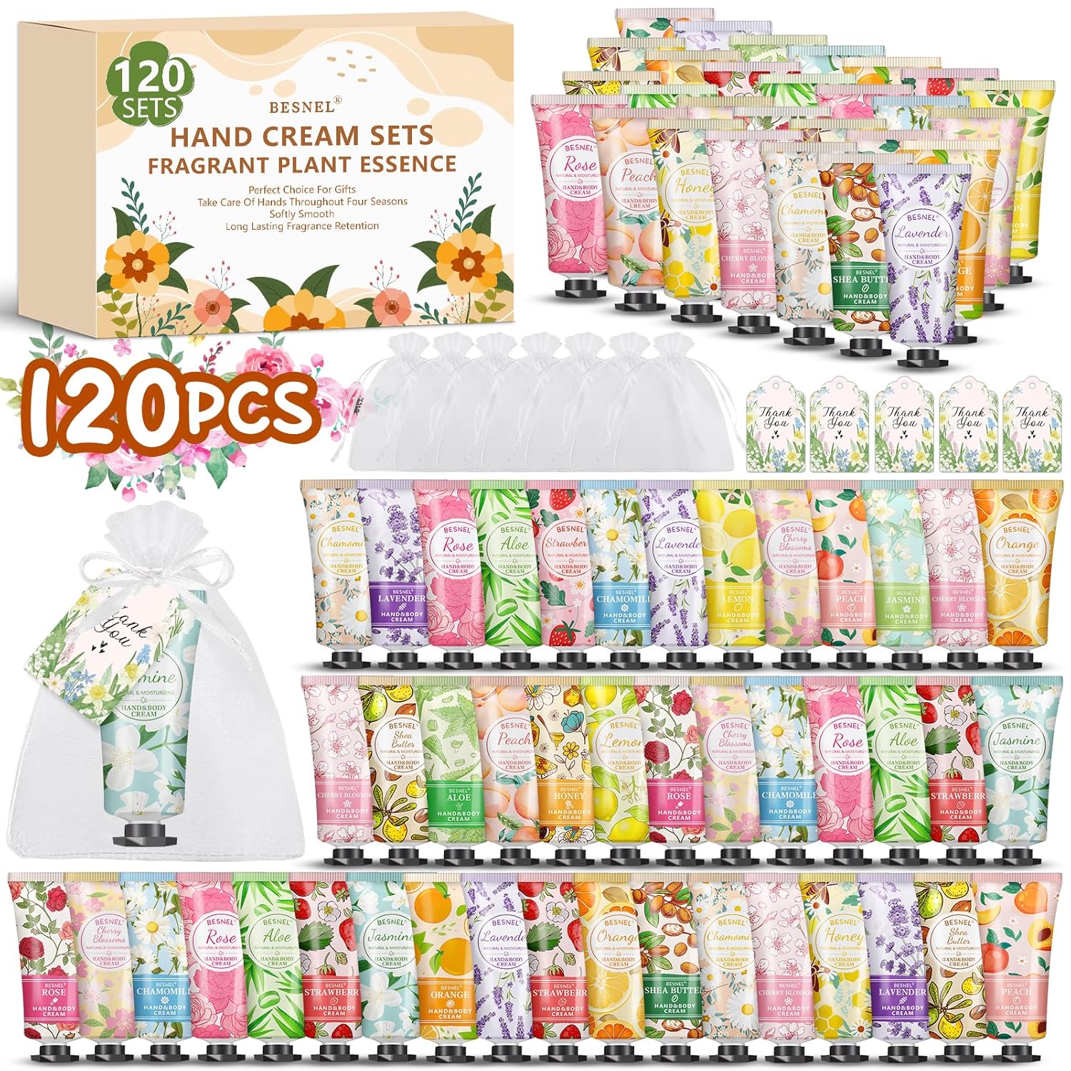 120 Pack Hand Cream Gifts Set for Women - Perfect for Any Occasion