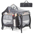 HONEY JOY Pack and Play 4 in 1 Portable Baby Playard - Travel Friendly