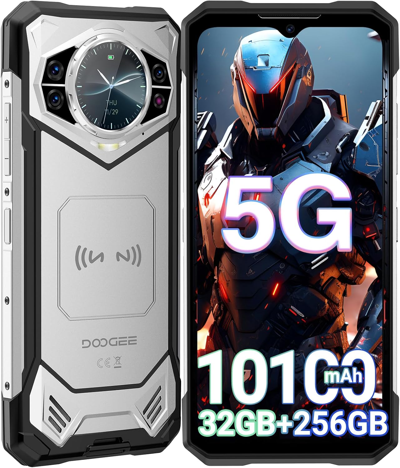 DOOGEE S200 Rugged Smartphone 5G with 10100mAh Battery