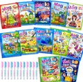 Water Coloring Books 12 Pack - Reusable Water Doodle Books