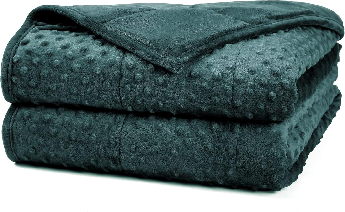 Alomidds Weighted Blanket for Adults - Cooling Comfort Minky