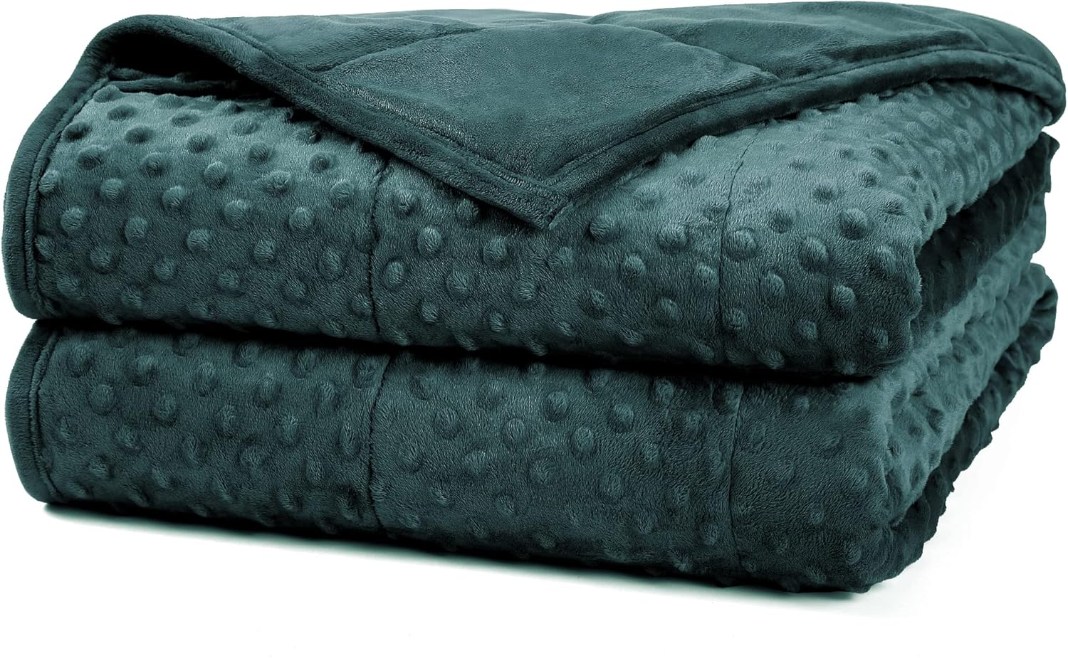 Alomidds Weighted Blanket for Adults - Cooling Comfort Minky