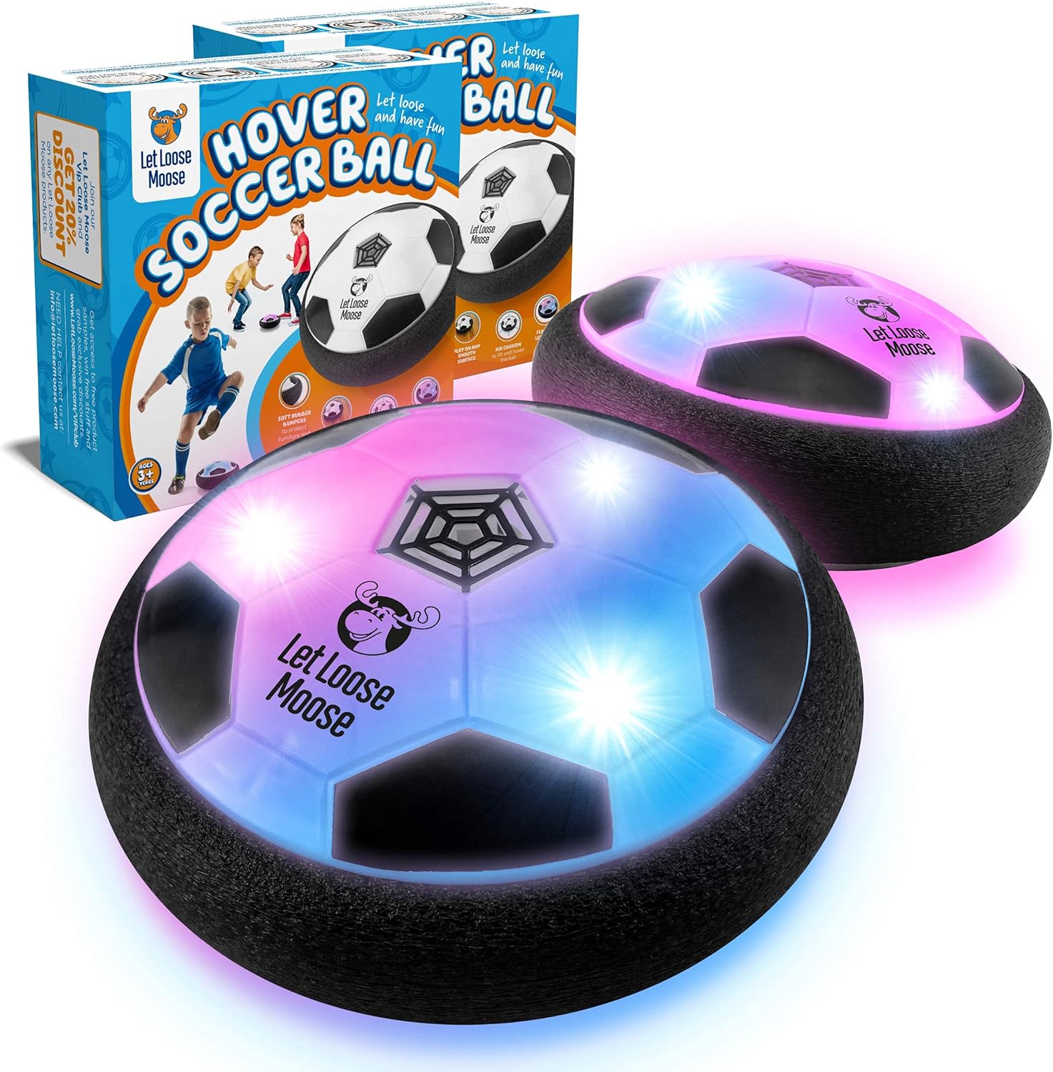 LED Hover Soccer Ball Set for Active Kids