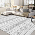 Nakagishi Area Rug 5x7 Machine Washable Boho Moroccan - Soft, Non-Slip