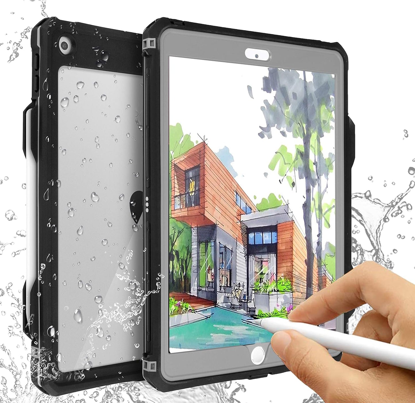 iPad 10.2 Waterproof Case for 7th, 8th, 9th Generation Models