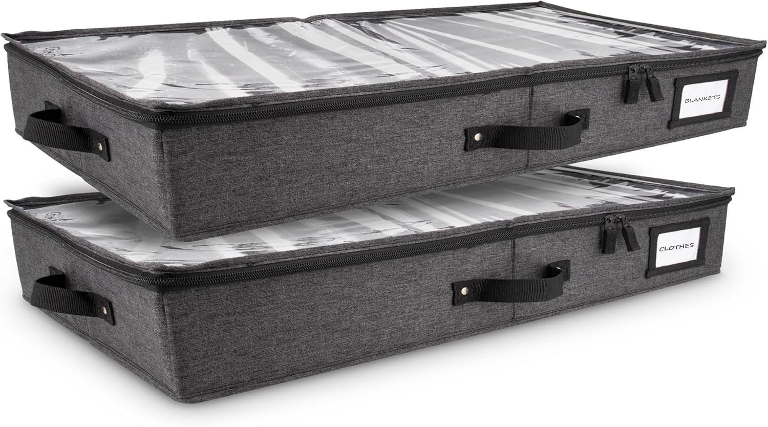 HOMELUX THEORY Low Profile Under Bed Storage Containers for Clothes