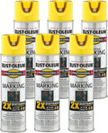 Rust-Oleum 2X Distance Inverted Marking Spray Paint 6-Pack - High