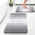 Bathroom Rug Set 2 Piece Microfiber Bath Mat Set - Plush, Absorbent