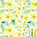 One Way Stained Glass Window Privacy Film 45 x 157 in - Sunlit Bloom