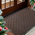 Mibao Front Door Mat Indoor Outdoor Entrance - Dirt Trapping Durable
