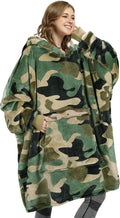 Catalonia Oversized Blanket Hoodie Sweatshirt - Wearable Sherpa Home
