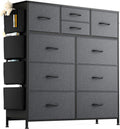 Lulive Dresser for Bedroom with 10 Drawers and Storage
