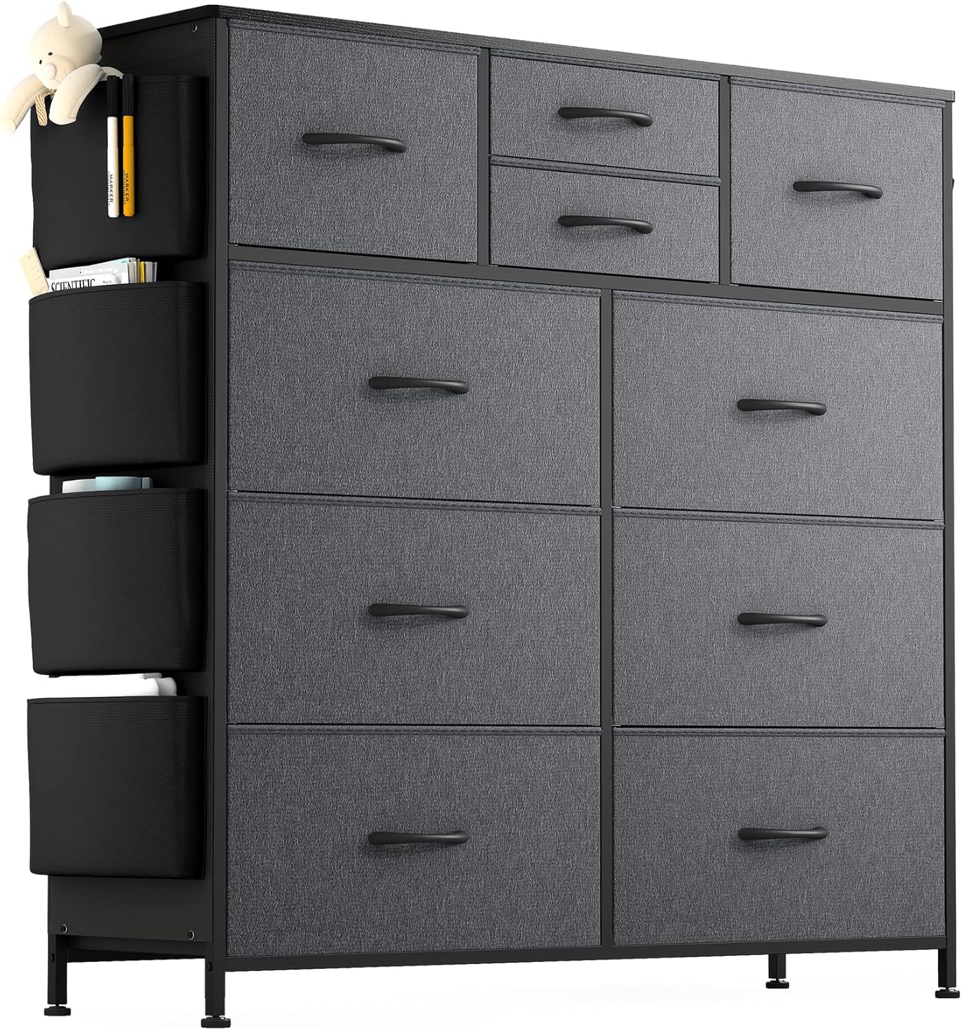 Lulive Dresser for Bedroom with 10 Drawers and Storage