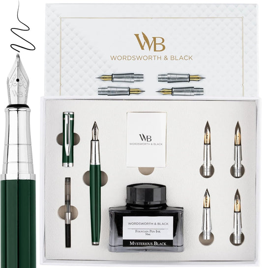 Wordsworth & Black Fountain Pen Gift Set for Smooth Writing