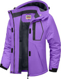 WULFUL Women's Waterproof Ski Jacket for Winter Sports Activities