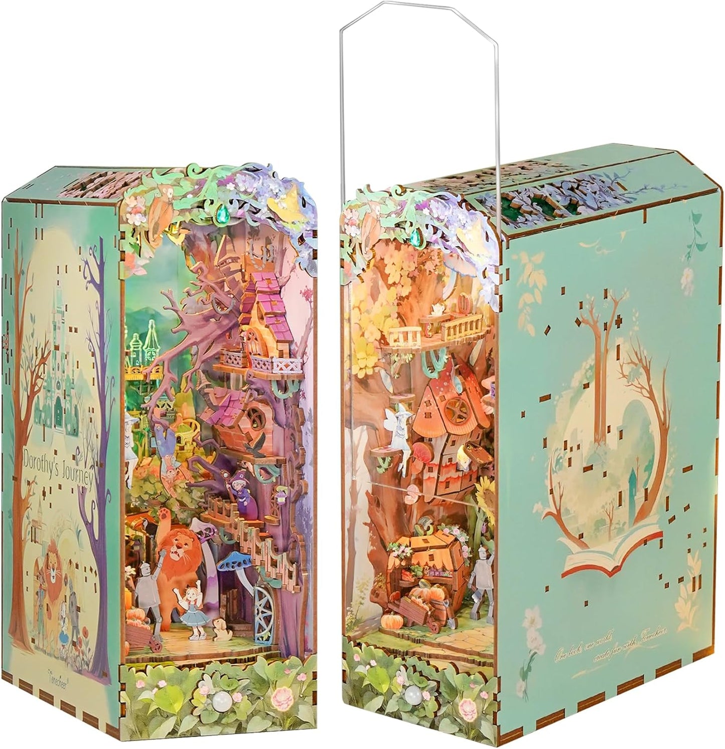 Tonecheer DIY Book Nook Kit for Magical Fairy Tales Decor