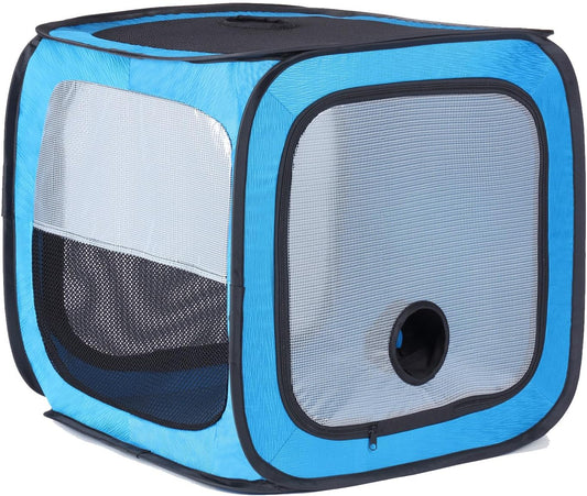 Portable Pet Hair Dryer Cage - Blue