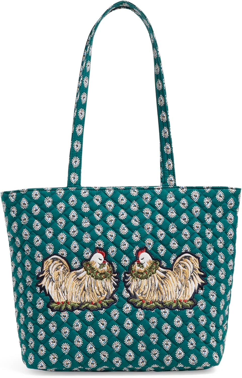 Vera Bradley Women's Cotton Small Tote Bag for Everyday Use