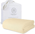 Threadmill Vanilla Cream 100% Combed Cotton King Size Blanket