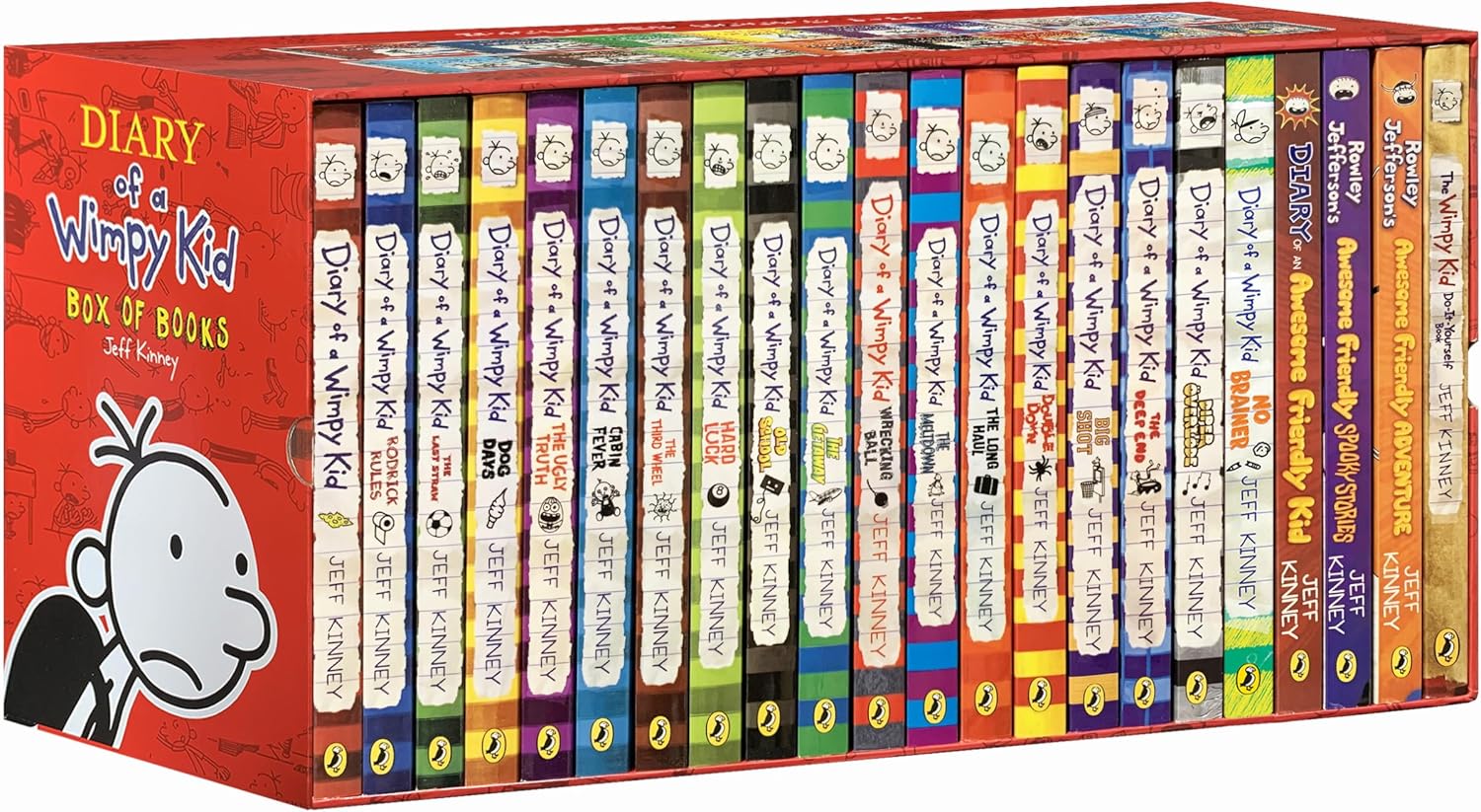 A Library of a Wimpy Kid 1-22 Boxed Set for Kids - Complete Collection