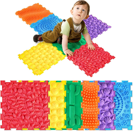 Sensory Mat for Autism Children - Textured Puzzle Play Mat