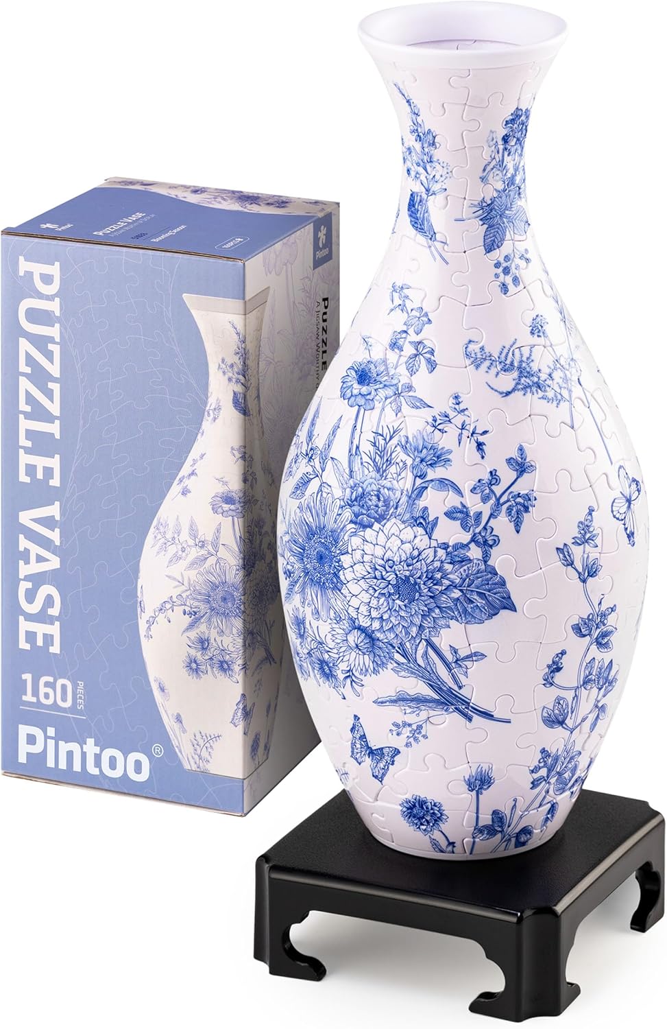 Pintoo 3D Puzzle Vase Unique Flower Vase for Home Decor