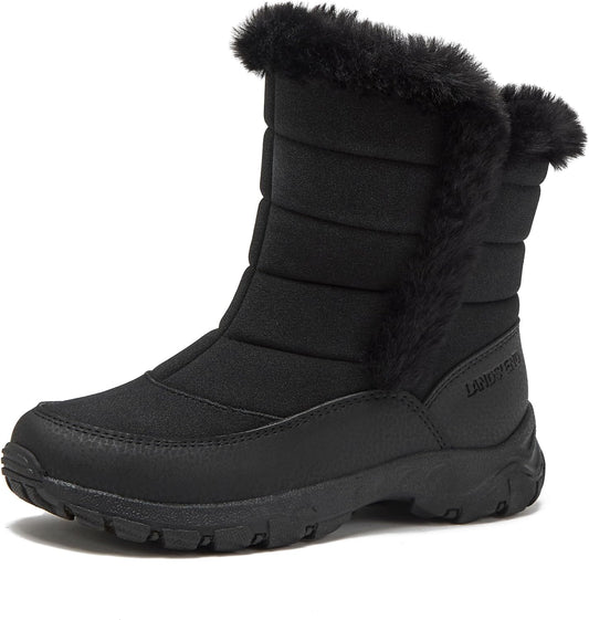 Waterproof Kids Snow Boots for Boys and Girls - Warm Insulated