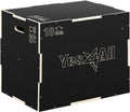 Yes4All 3 in 1 Non-Slip Wooden Plyo Box - Stable Home Gym Box