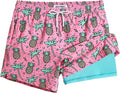 Men's Swim Shorts with Compression Liner for Superior Comfort