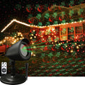 Sunbox Laser Christmas Lights: Rotating Red Green, Timmer, Remote, Waterproof