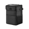Car Trash Can with Lid - Waterproof Collapsible Car Organizer