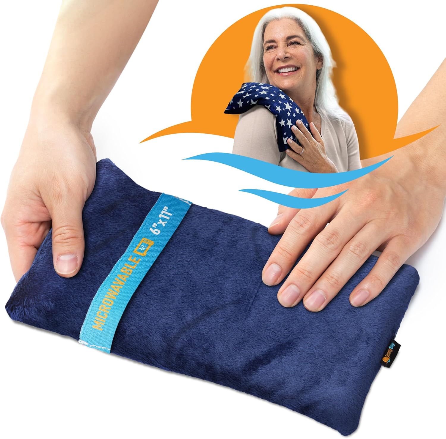 SunnyBay Odorless Heating Pad for Back & Neck Pain