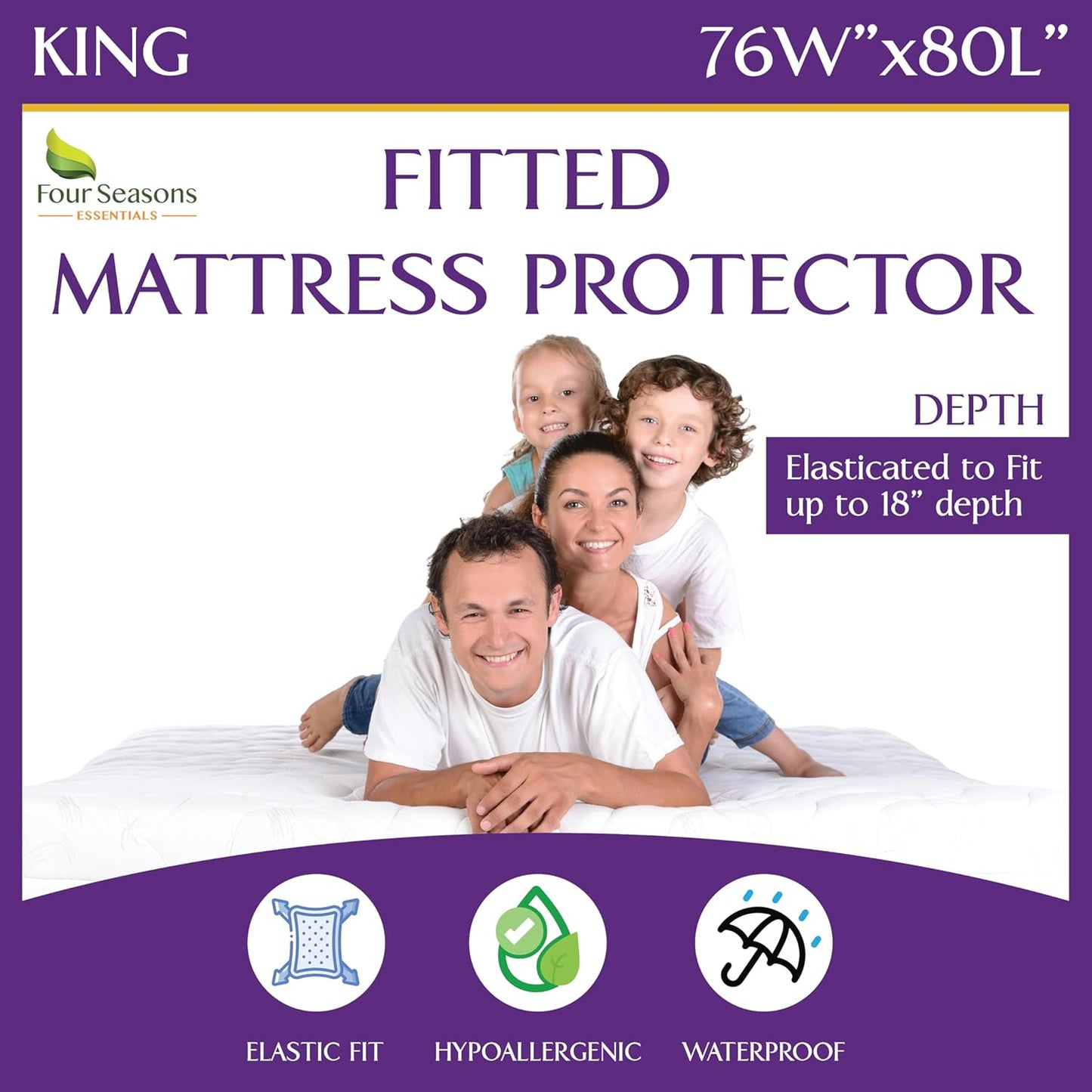 King Size Waterproof Mattress Protector for Ultimate Comfort