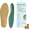 Fulton Cork Shoe Inserts for Women - Overpronation & Pain Relief