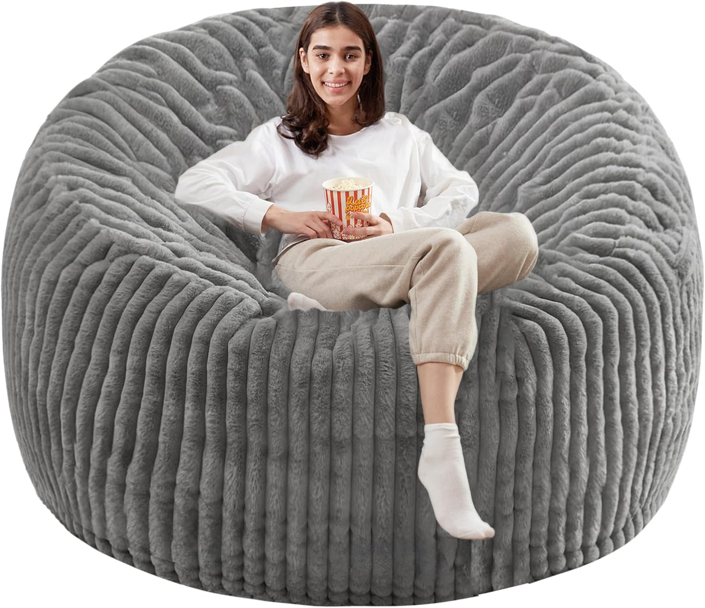 Ultimate Comfort: Homguava 6 FT Memory Foam Bean Bag