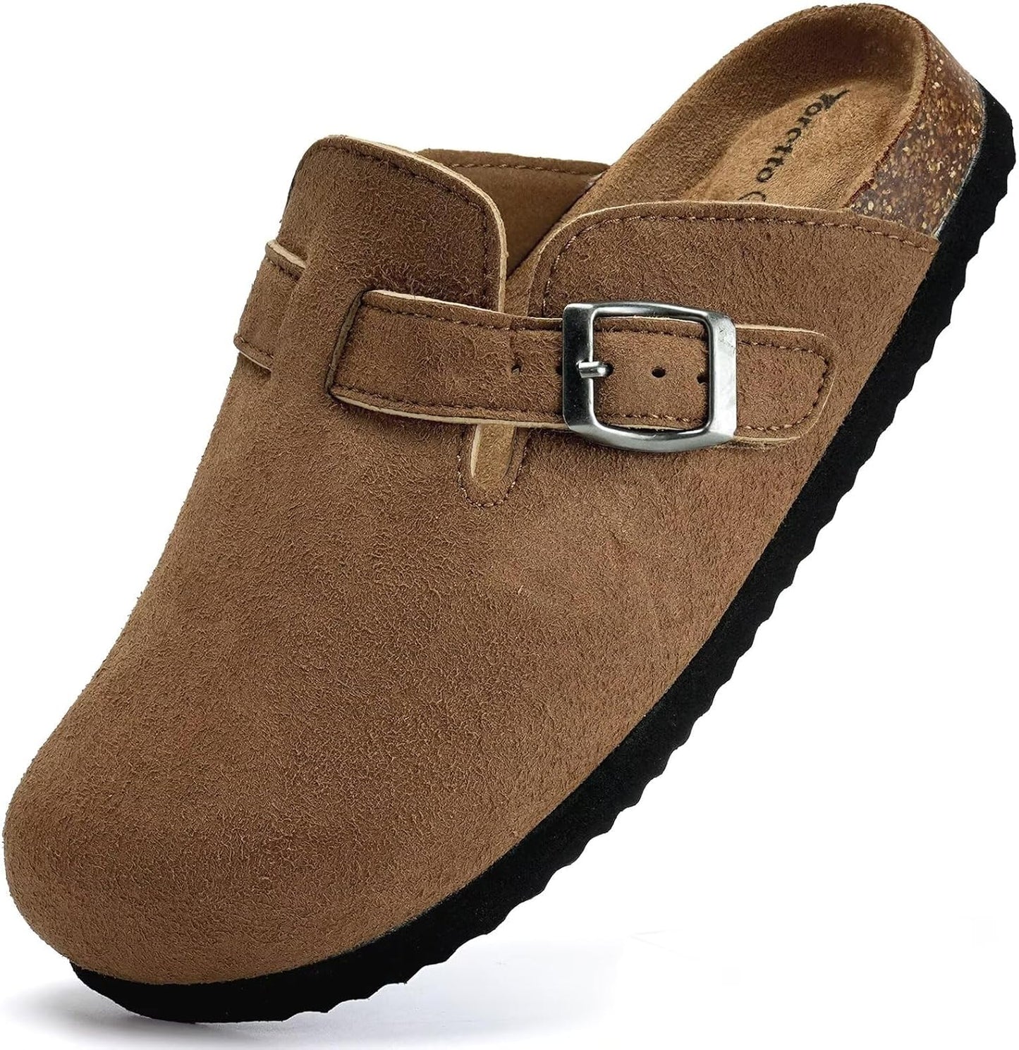 Kids Clogs with Cork Footbed and Arch Support for Comfort